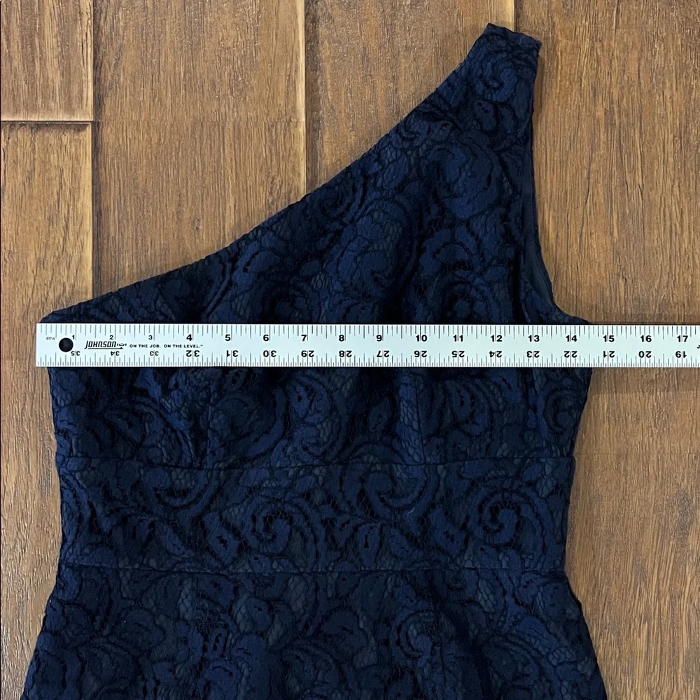 J.Crew Alexa navy dress in Leavers lace size 4